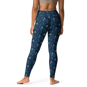 Yoga Leggings Vintage Romantic