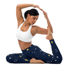 Load image into Gallery viewer, Yoga Leggings Luminous Galaxy