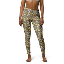 Load image into Gallery viewer, Yoga Leggings Daisy Ochre