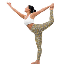 Load image into Gallery viewer, Yoga Leggings Daisy Ochre