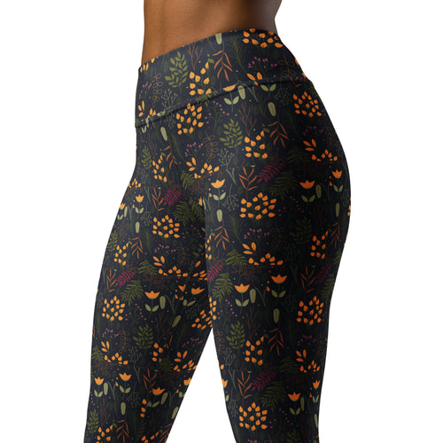 Yoga Leggings Floral Hygge