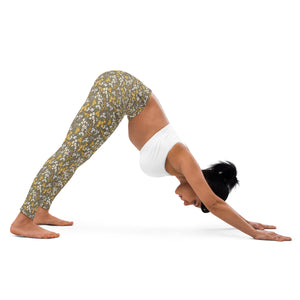 Yoga Leggings Daisy Ochre