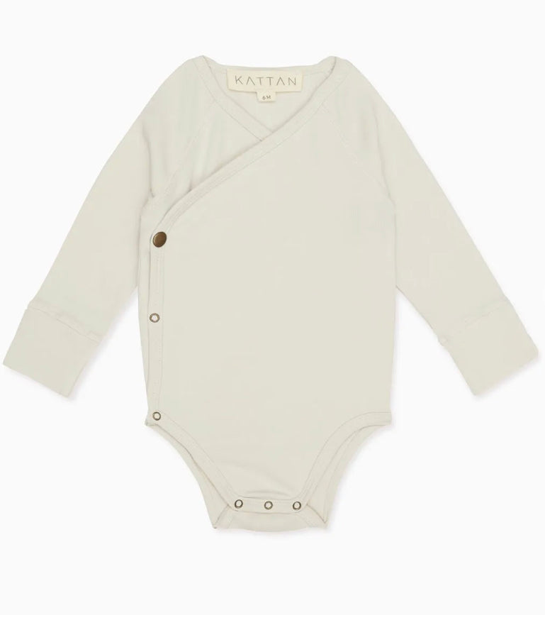 Everyday Kimono Bodysuit, Milk (3M-24M)