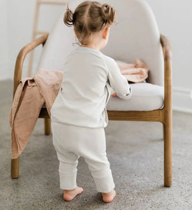 Everyday Unfooted Pants | Milk (12M-24M)