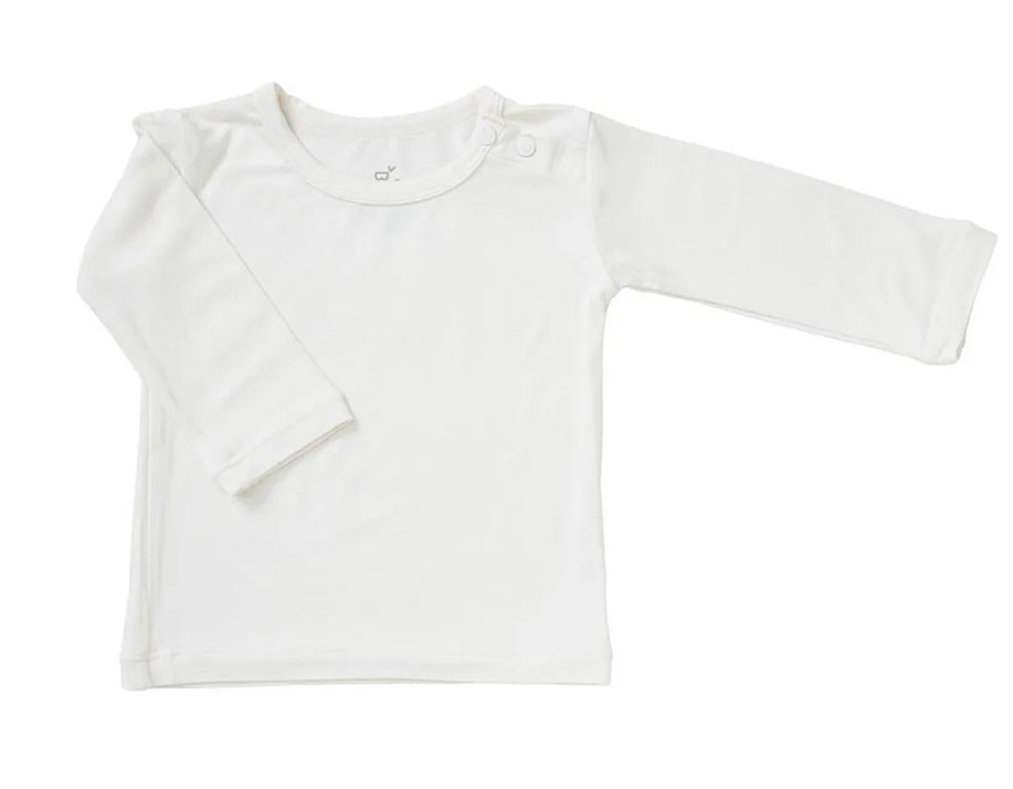 Baby Long Sleeve Top, Chalk